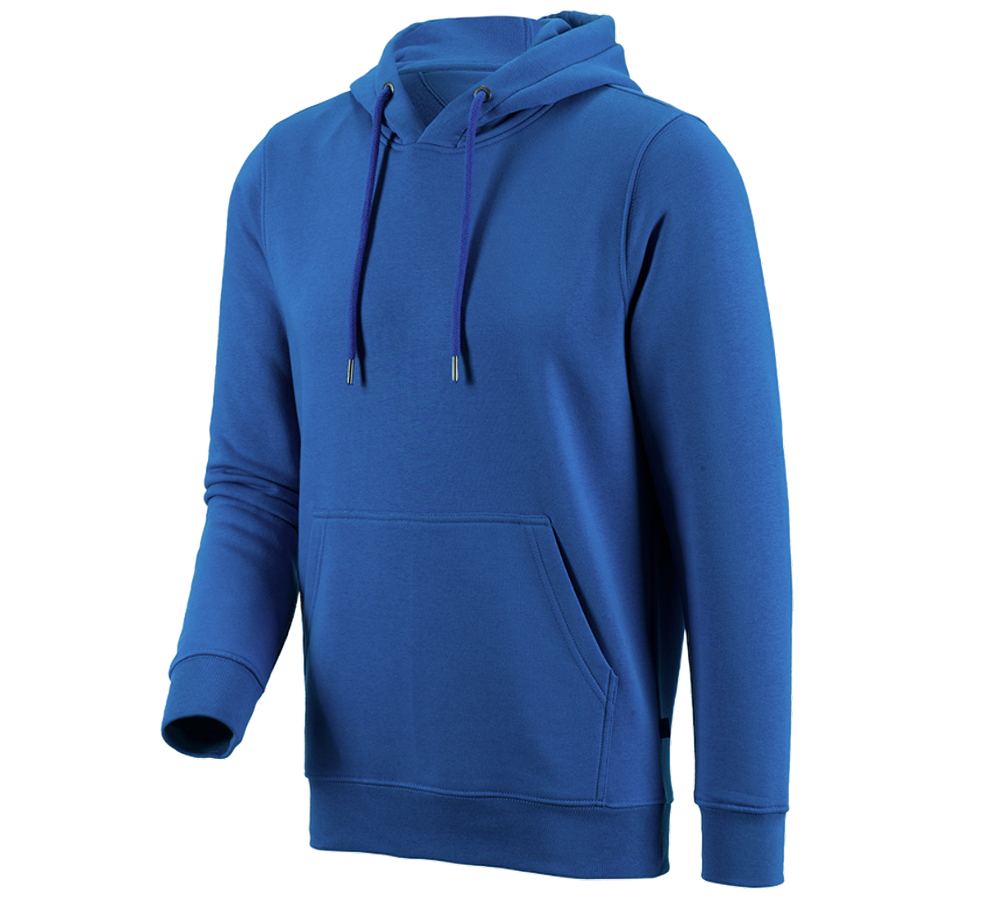 Tričká, pulóvre a košele: Mikina s kapucňou e.s. poly cotton + enciánová modrá