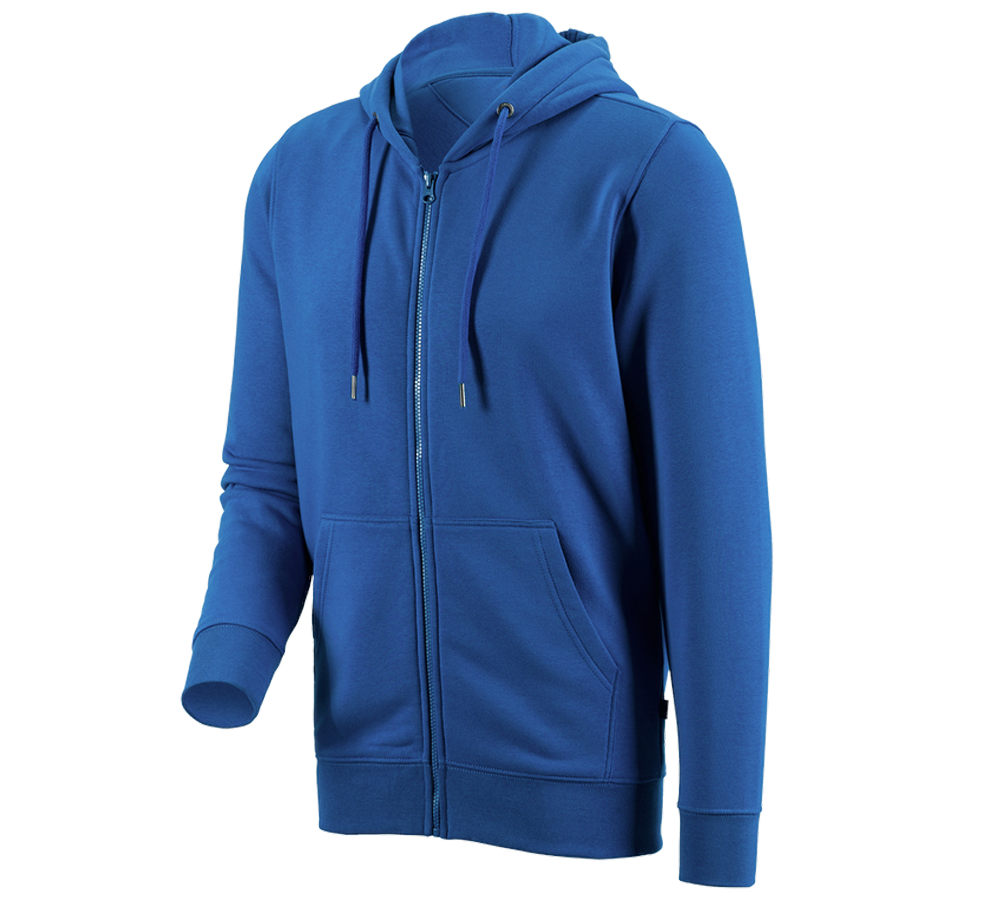 Tričká, pulóvre a košele: e.s. Mikina s kapucňou poly cotton + enciánová modrá
