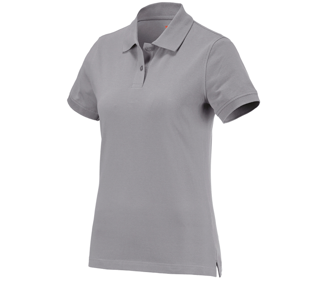 Tričká, pulóvre a košele: Polo tričko e.s. cotton, dámske + platinová