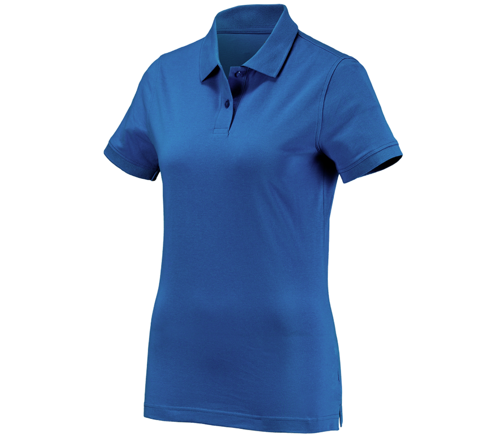 Tričká, pulóvre a košele: Polo tričko e.s. cotton, dámske + enciánová modrá