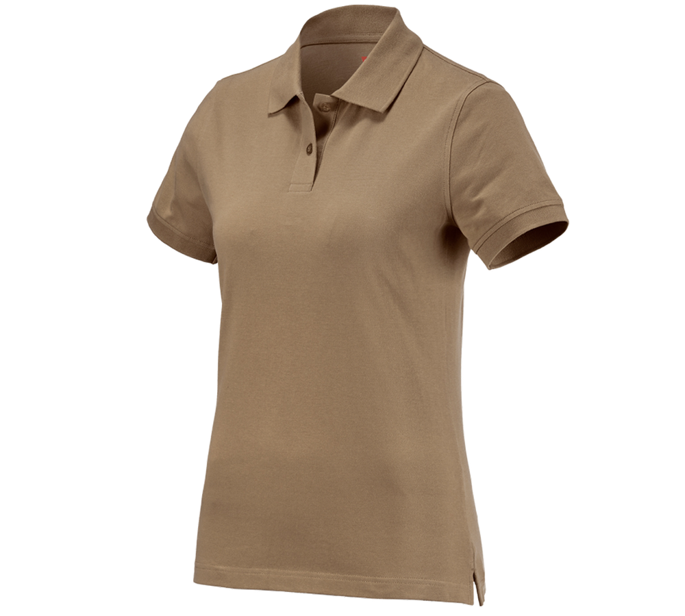 Tričká, pulóvre a košele: Polo tričko e.s. cotton, dámske + kaki
