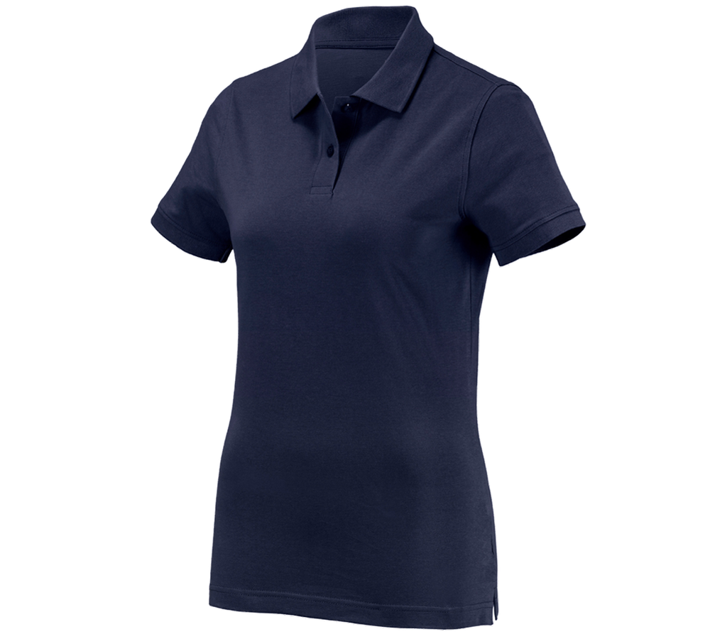 Tričká, pulóvre a košele: Polo tričko e.s. cotton, dámske + tmavomodrá