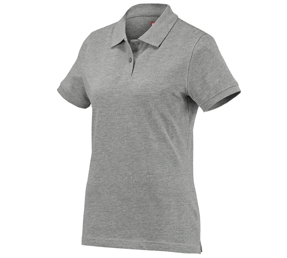 Tričká, pulóvre a košele: Polo tričko e.s. cotton, dámske + sivá melírovaná
