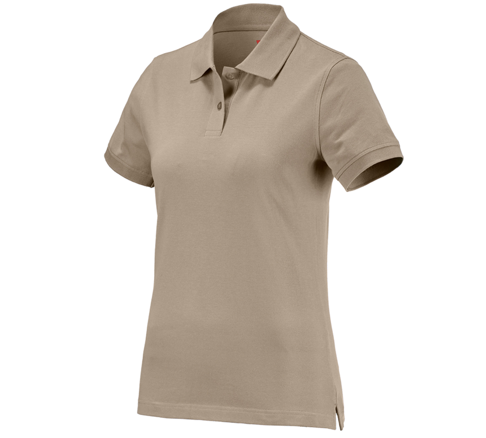 Tričká, pulóvre a košele: Polo tričko e.s. cotton, dámske + hlinená