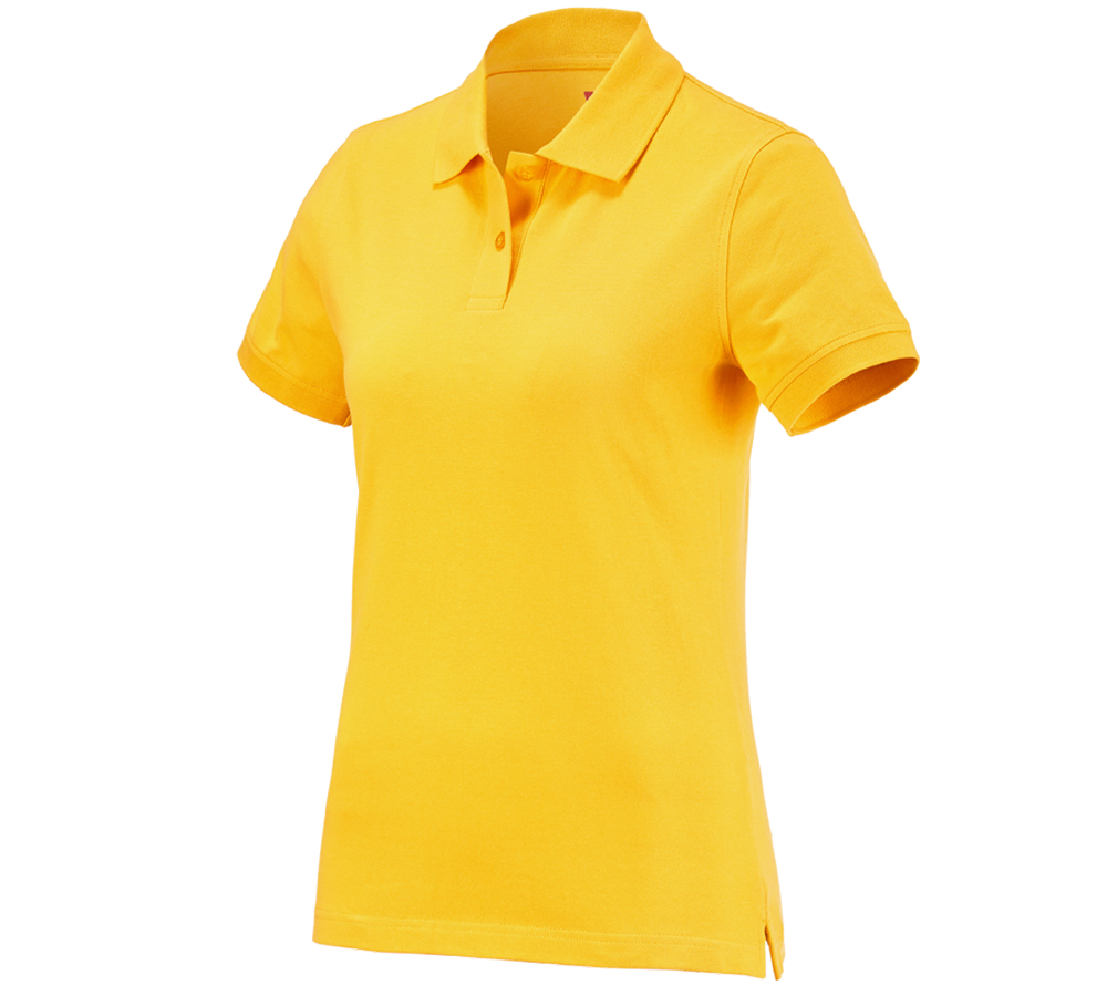 Tričká, pulóvre a košele: Polo tričko e.s. cotton, dámske + žltá