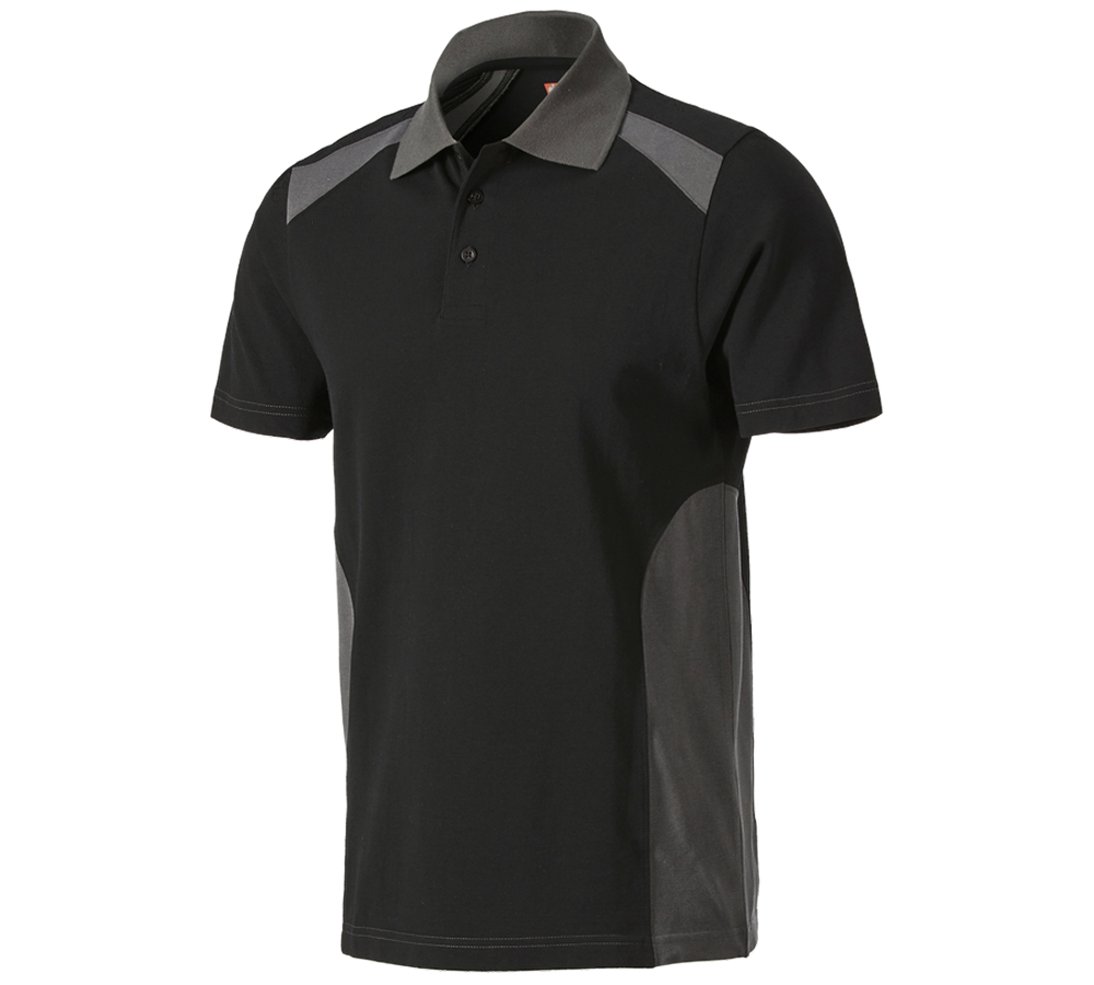 Tričká, pulóvre a košele: Polo tričko cotton e.s.active + čierna/antracitová