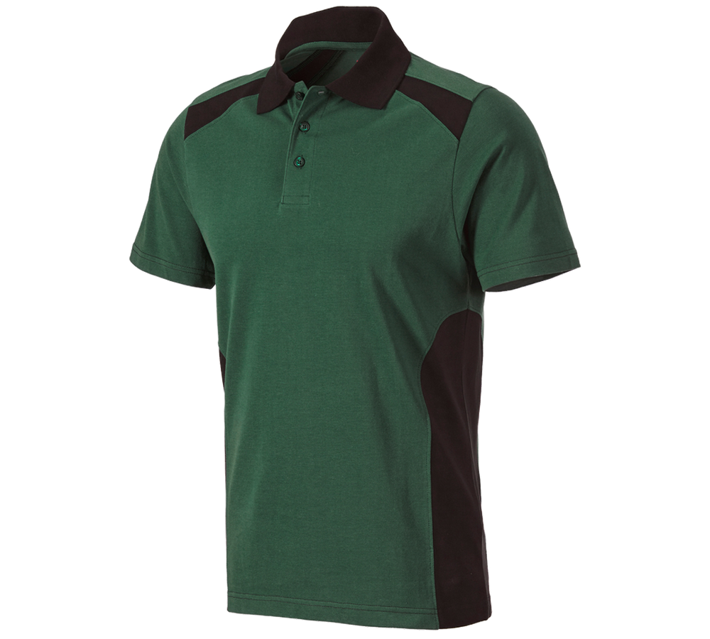 Témy: Polo tričko cotton e.s.active + zelená/čierna