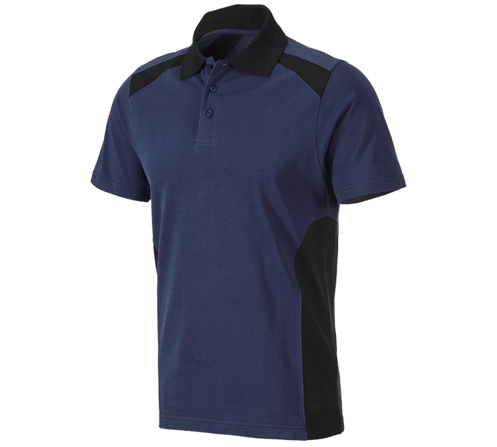 Tričká, pulóvre a košele: Polo tričko cotton e.s.active + tmavomodrá/čierna