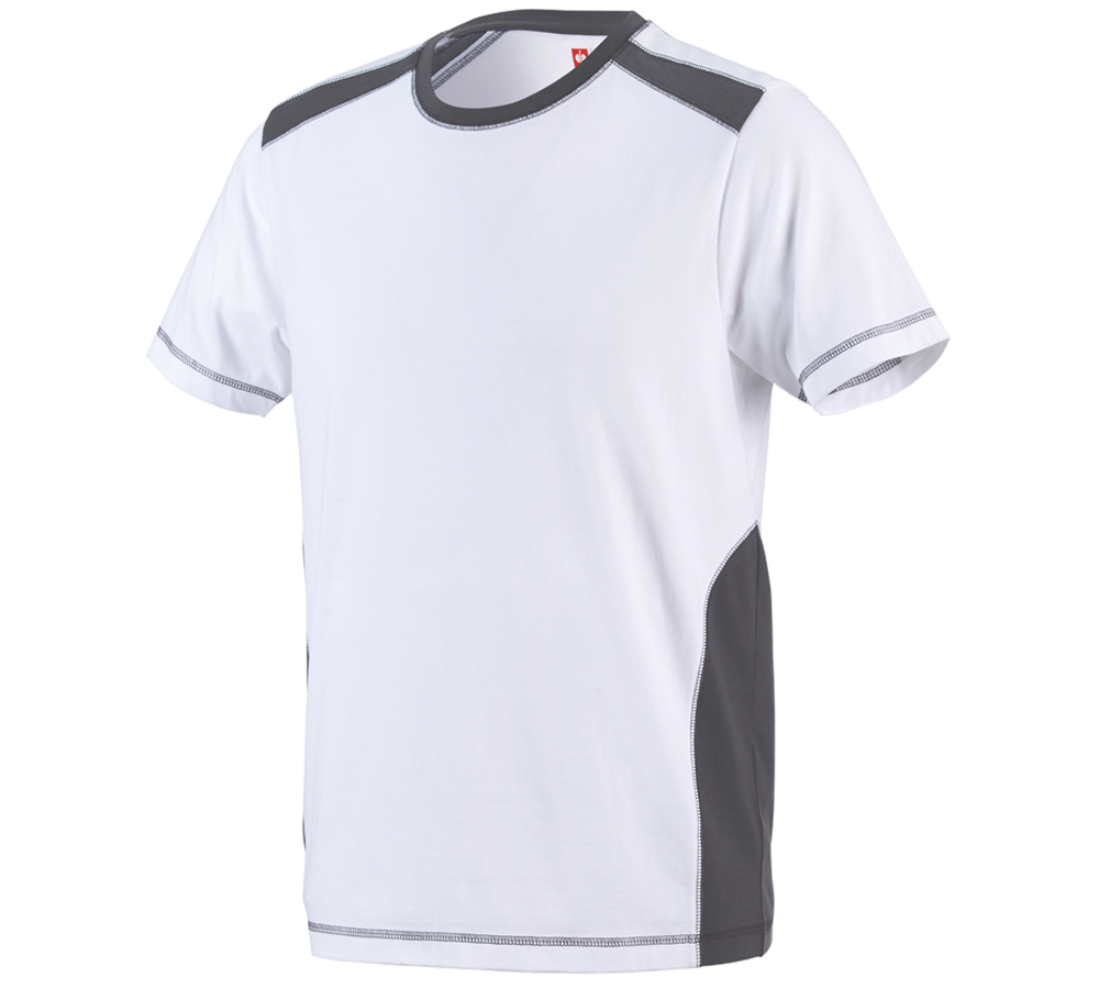 Tričká, pulóvre a košele: Tričko cotto e.s.active + biela/antracitová