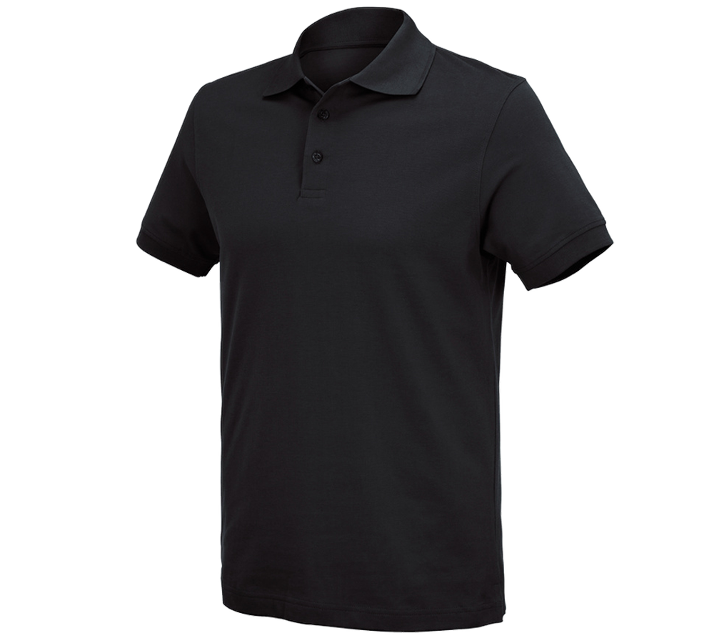 Tričká, pulóvre a košele: Polo tričko e.s. cotton Deluxe + čierna