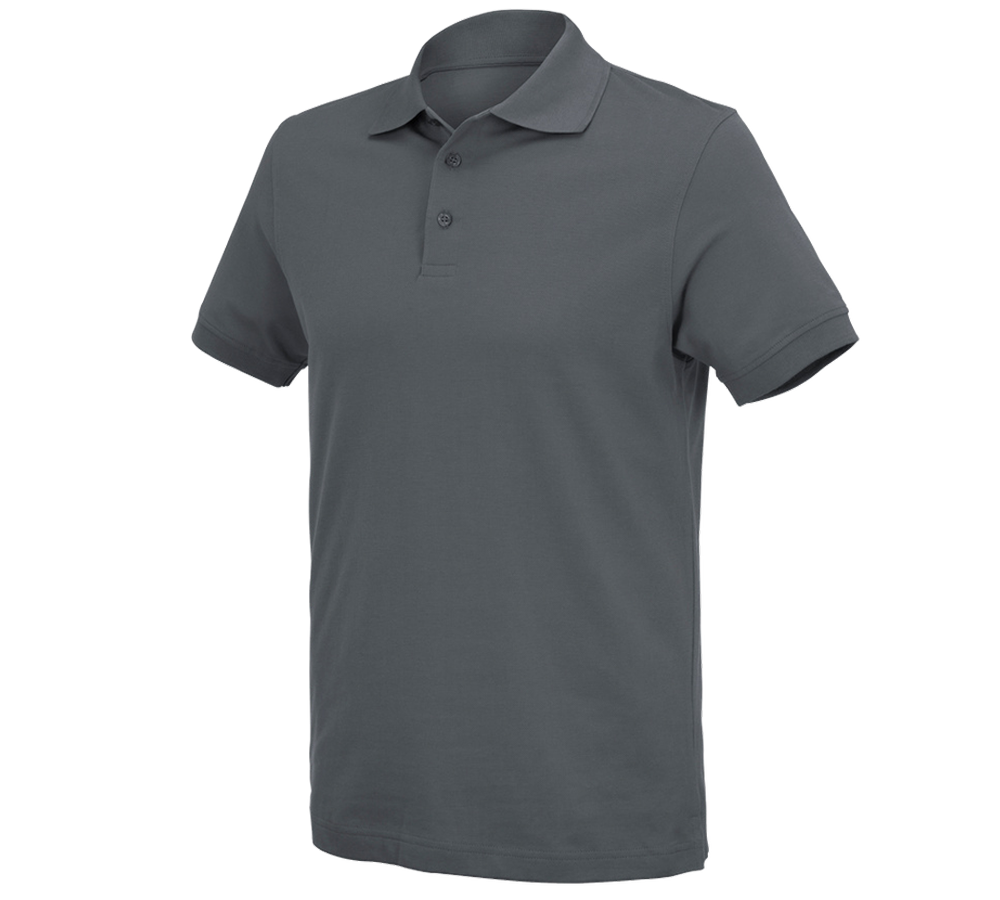 Tričká, pulóvre a košele: Polo tričko e.s. cotton Deluxe + antracitová