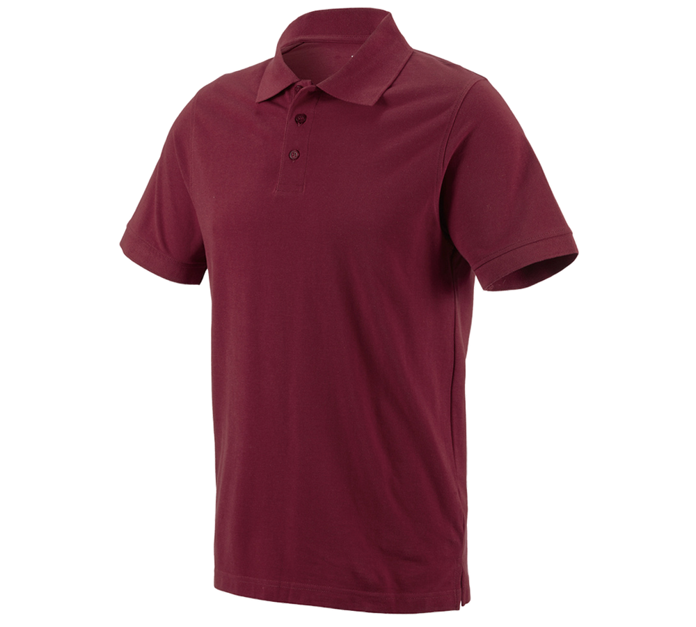 Tričká, pulóvre a košele: Polo tričko e.s. cotton + bordová