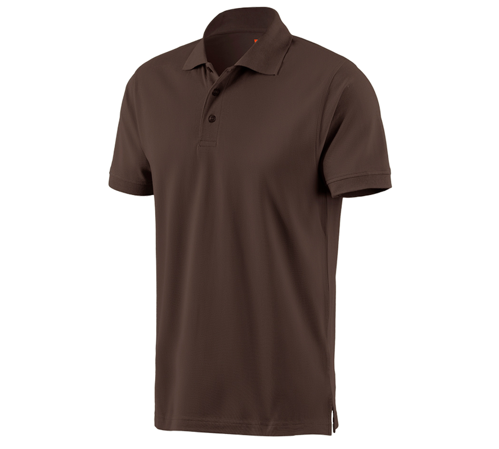 Tričká, pulóvre a košele: Polo tričko e.s. cotton + gaštanová