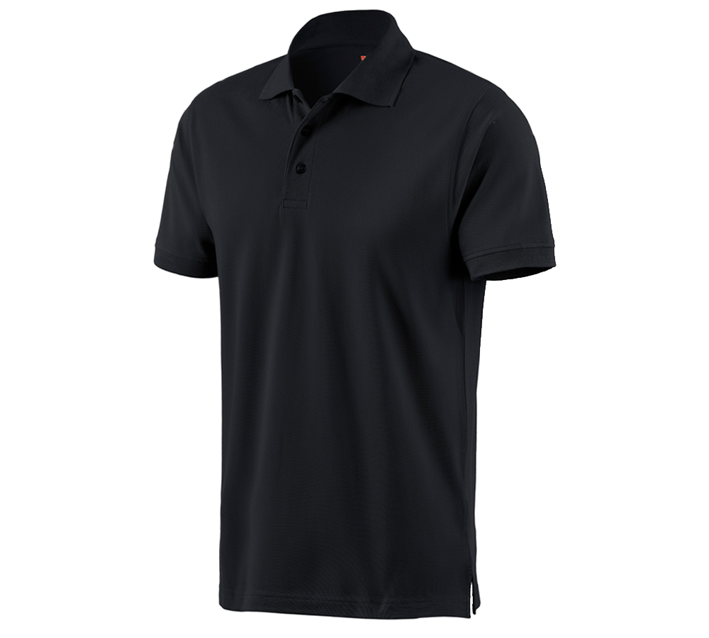 Tričká, pulóvre a košele: Polo tričko e.s. cotton + čierna