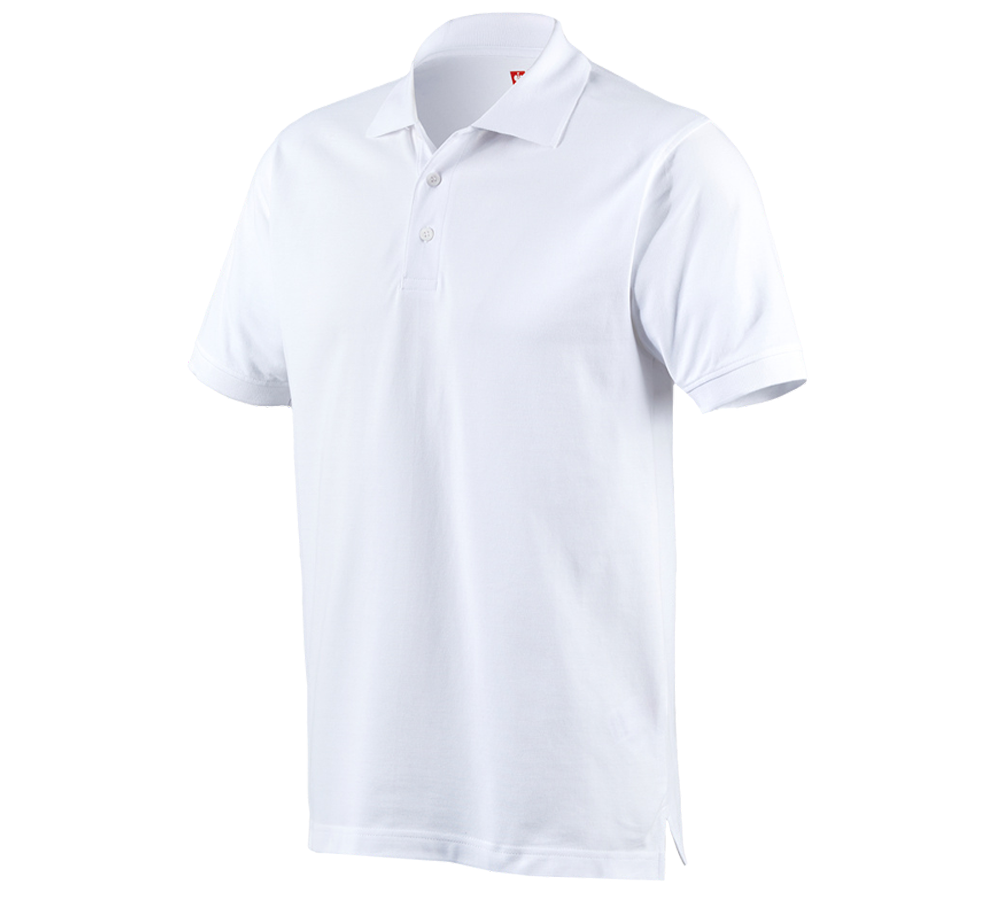 Tričká, pulóvre a košele: Polo tričko e.s. cotton + biela