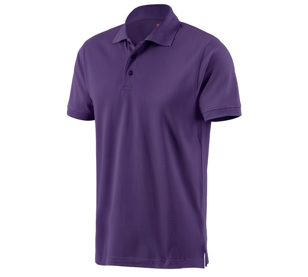 Tričká, pulóvre a košele: Polo tričko e.s. cotton + fialová