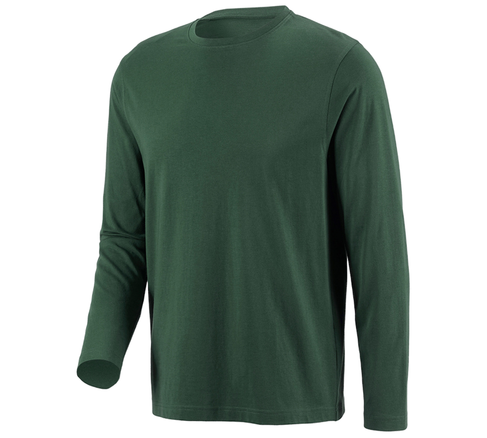 Témy: Tričko s dlhým rukávom e.s. cotton + zelená