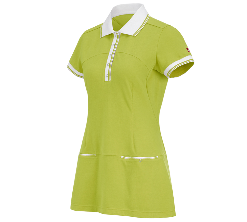 Tričká, pulóvre a košele: Šaty Piqué e.s.avida + májová zelená