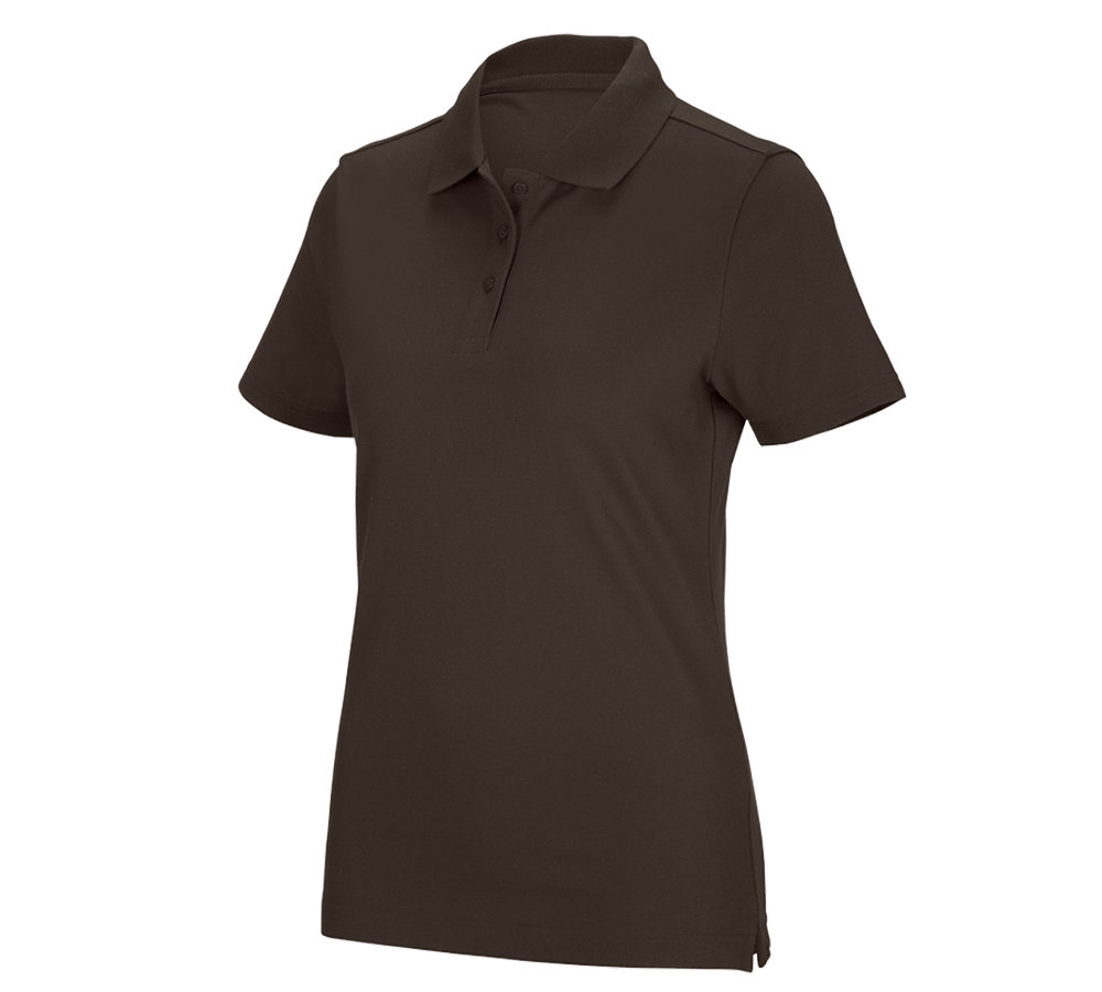 Tričká, pulóvre a košele: Funkčné polo tričko poly cotton e.s., dámske + gaštanová