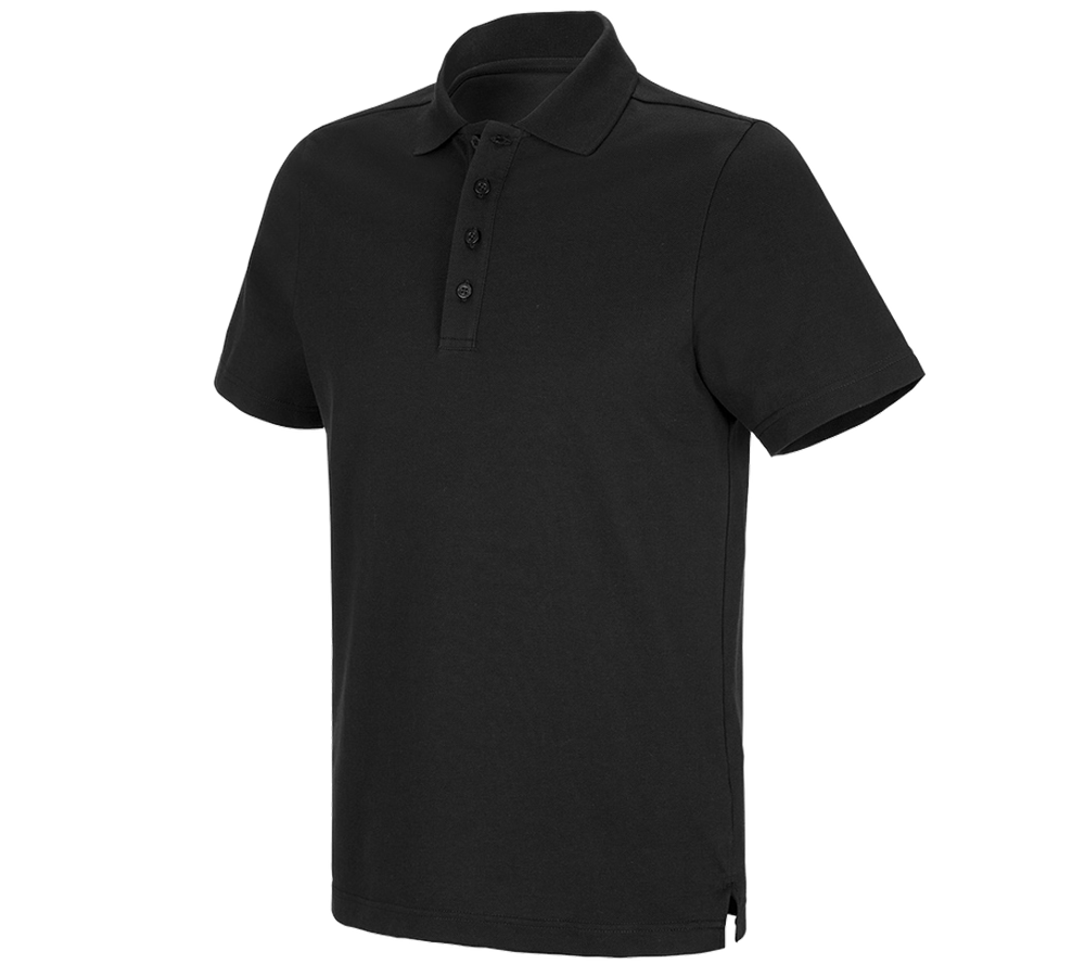 Tričká, pulóvre a košele: Funkčné polo tričko poly cotton e.s. + čierna