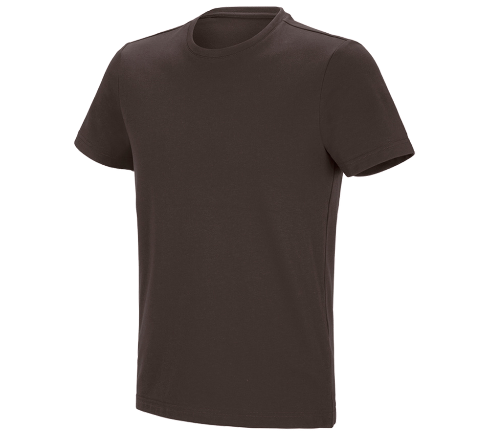 Tričká, pulóvre a košele: Funkčné polo tričko poly cotton e.s. + gaštanová