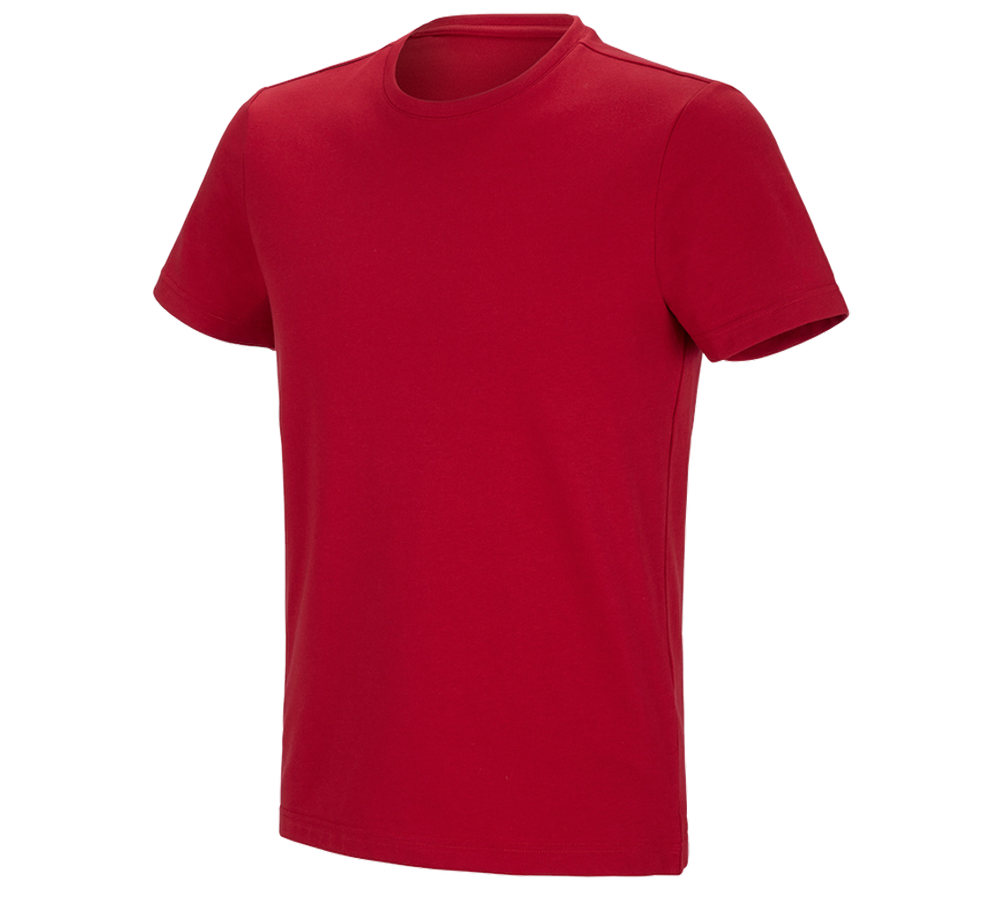 Témy: Funkčné polo tričko poly cotton e.s. + ohnivá červená