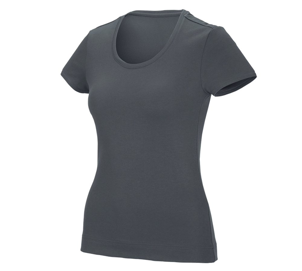 Tričká, pulóvre a košele: Funkčné tričko poly cotton e.s., dámske + antracitová