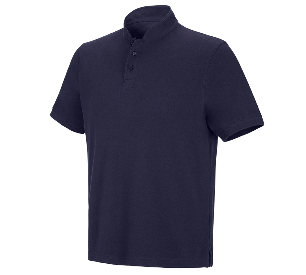 Tričká, pulóvre a košele: Polo tričko e.s. cotton Mandarin + tmavomodrá