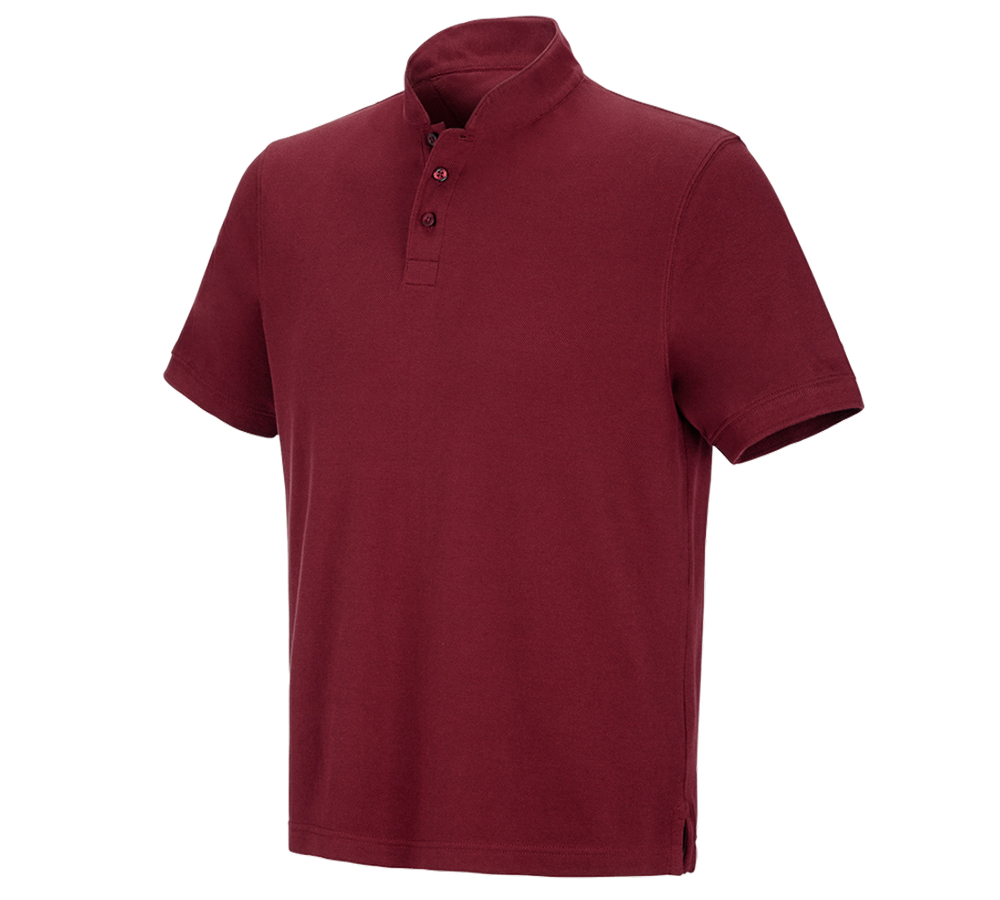 Tričká, pulóvre a košele: Polo tričko e.s. cotton Mandarin + rubínová