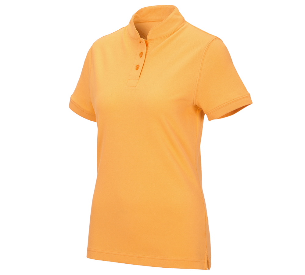 Tričká, pulóvre a košele: Polo tričko e.s. cotton Mandarin, dámske + svetlooranžová