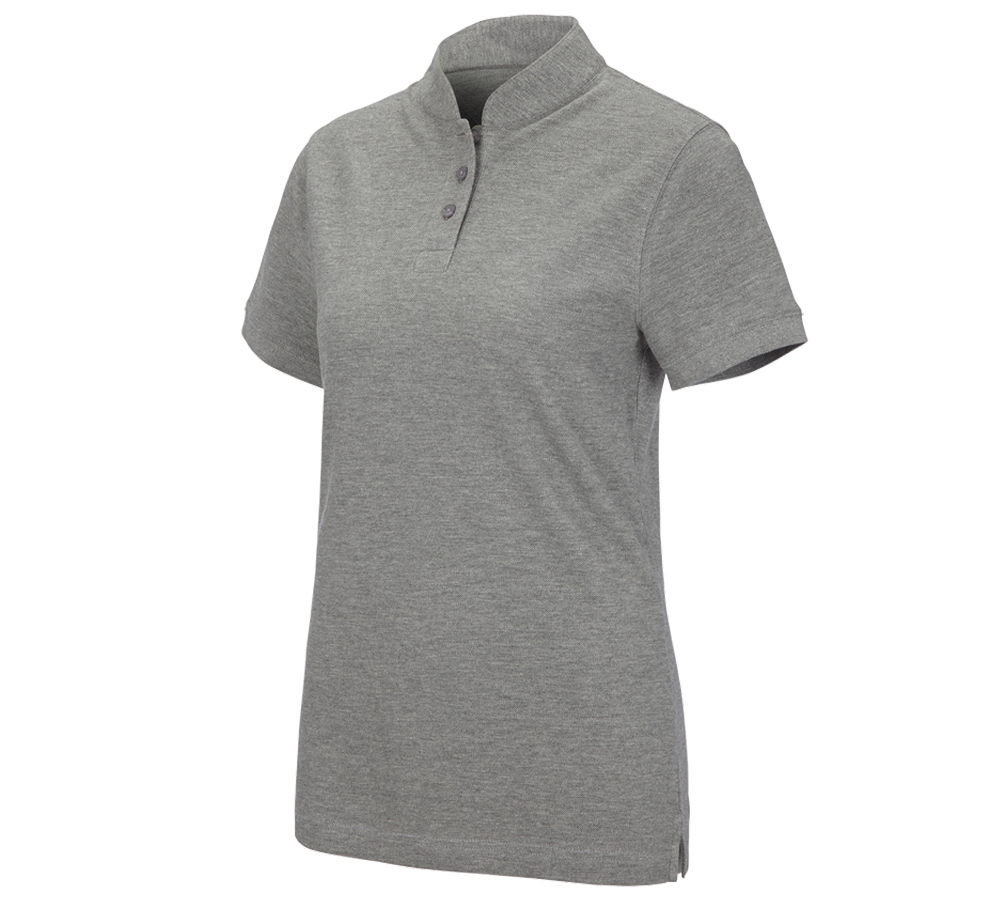 Tričká, pulóvre a košele: Polo tričko e.s. cotton Mandarin, dámske + sivá melírovaná