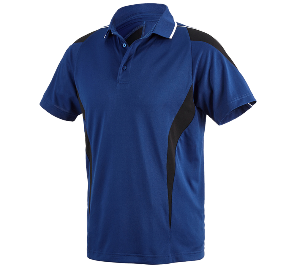 Tričká, pulóvre a košele: Funkčné polo tričko poly Silverfresh e.s. + nevadzovo modrá/čierna