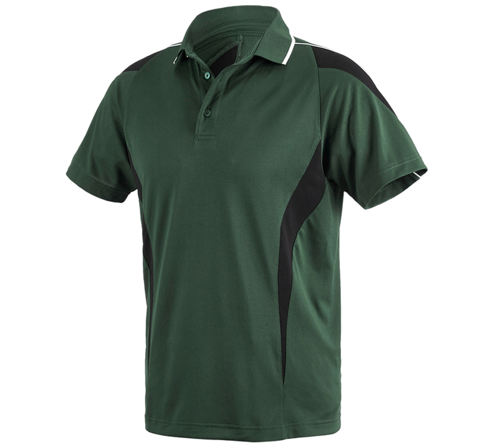 Tričká, pulóvre a košele: Funkčné polo tričko poly Silverfresh e.s. + zelená/čierna