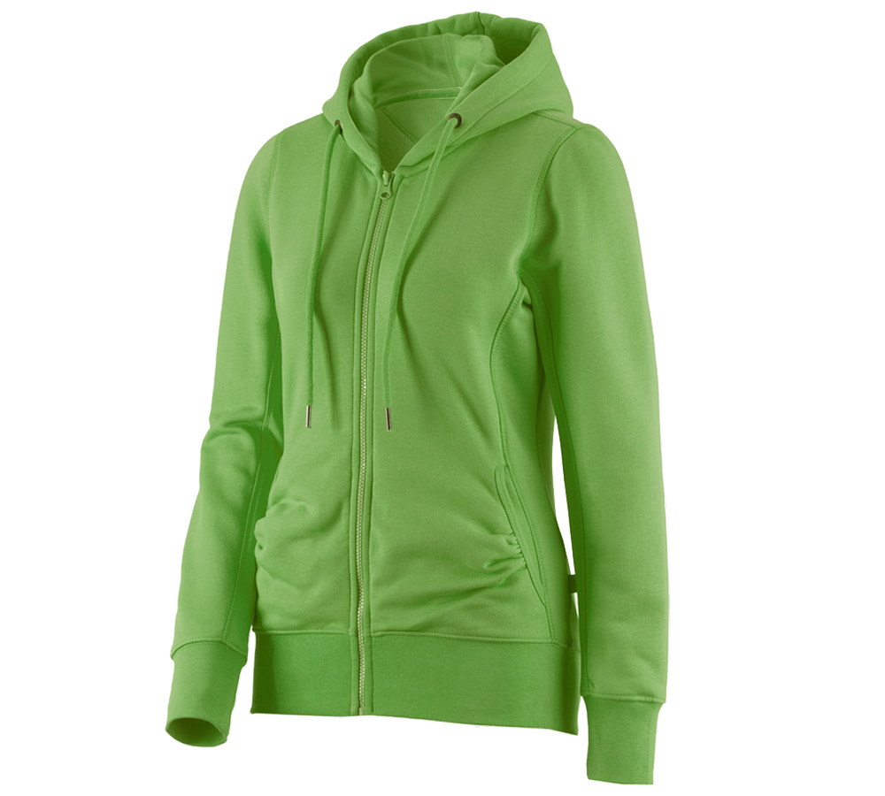 Tričká, pulóvre a košele: Mikina s kapucňou e.s. poly cotton, dámska + morská zelená