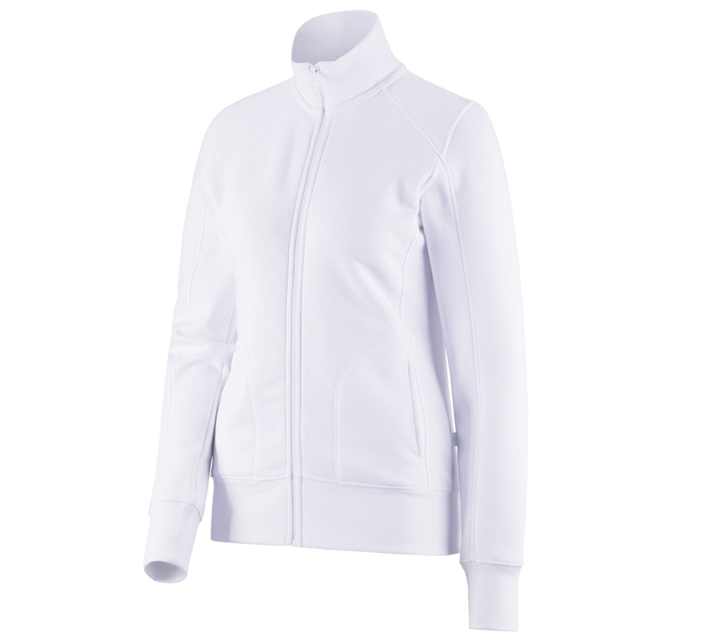 Tričká, pulóvre a košele: Mikina e.s. poly cotton, dámska + biela