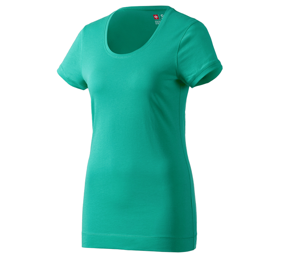Tričká, pulóvre a košele: Dlhé tričko e.s. cotton, dámske + lagúnová