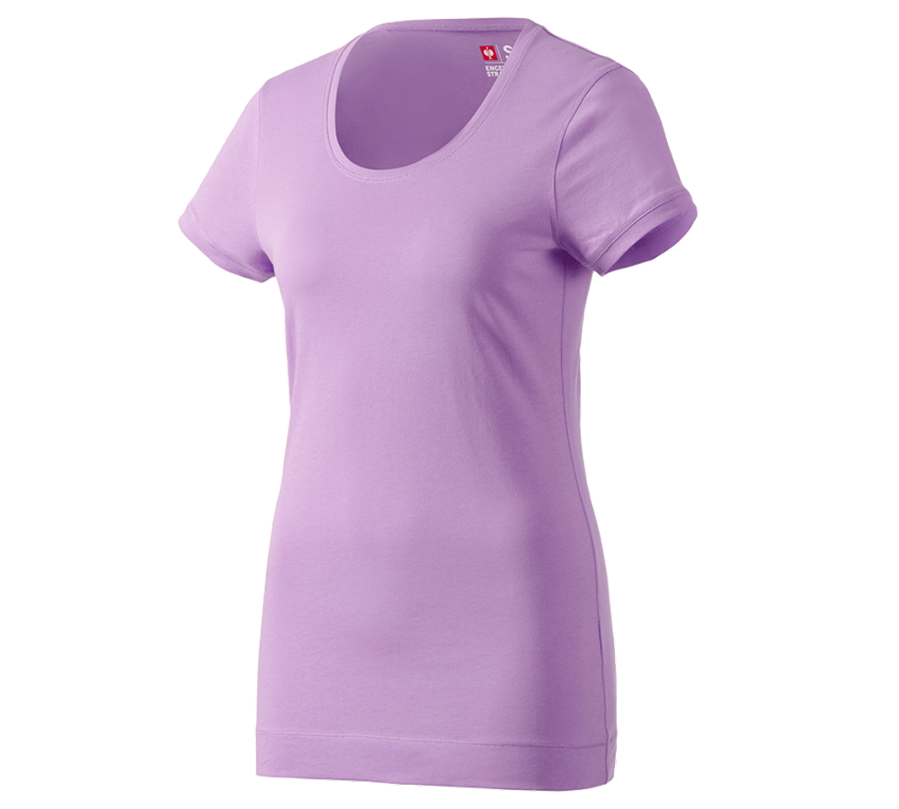 Tričká, pulóvre a košele: Dlhé tričko e.s. cotton, dámske + levanduľová