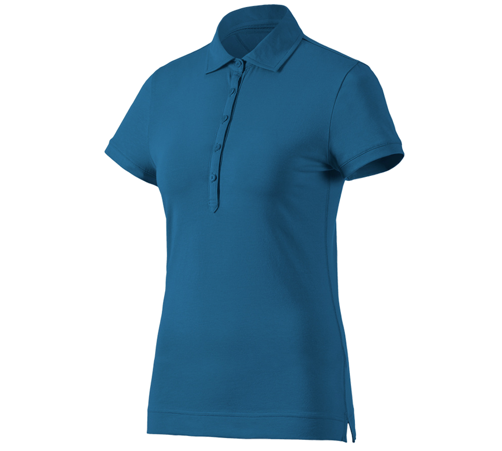 Tričká, pulóvre a košele: Polo tričko e.s. cotton stretch, dámske + atolová