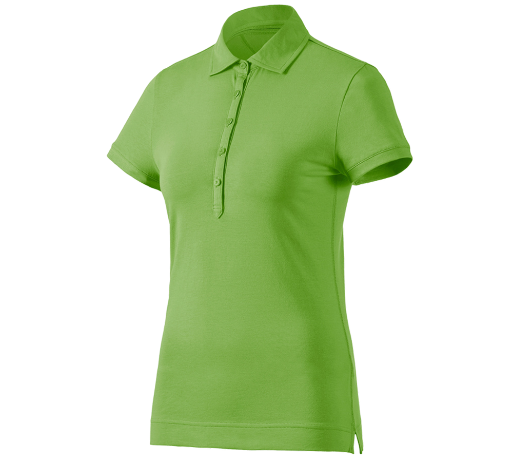 Tričká, pulóvre a košele: Polo tričko e.s. cotton stretch, dámske + morská zelená