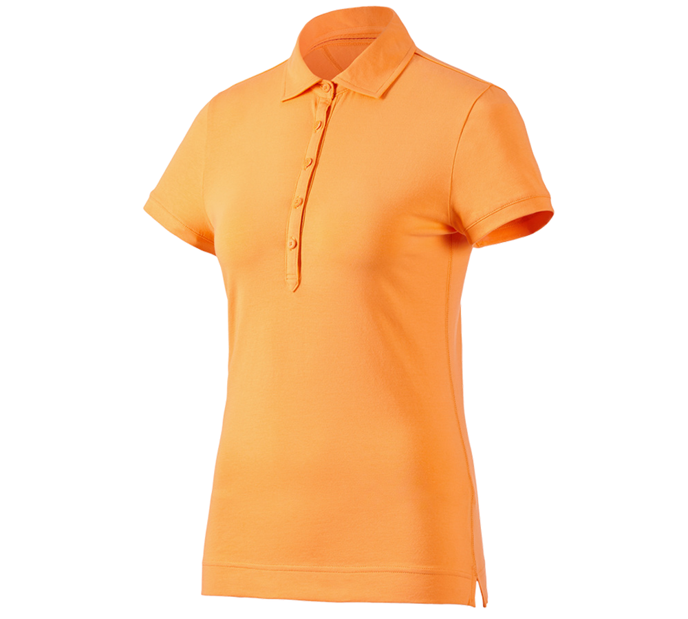 Tričká, pulóvre a košele: Polo tričko e.s. cotton stretch, dámske + svetlooranžová
