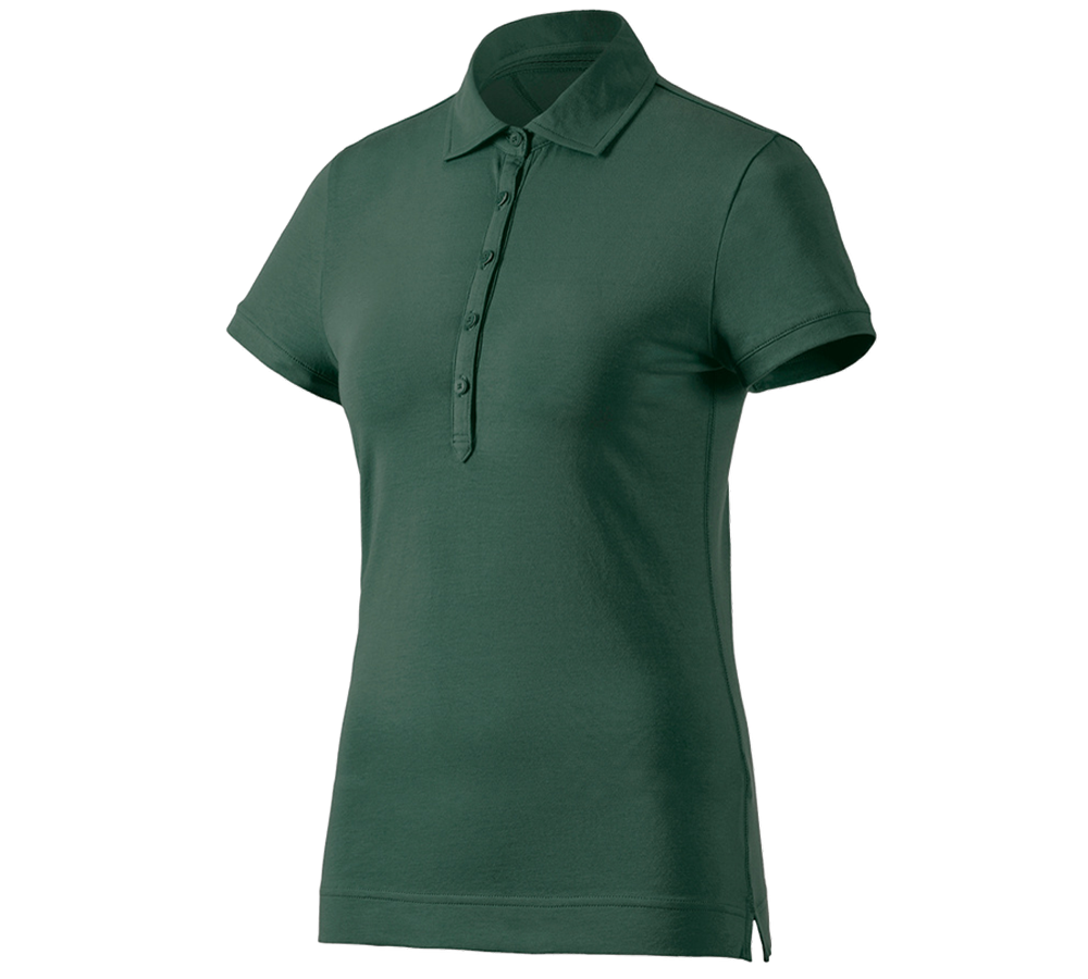 Tričká, pulóvre a košele: Polo tričko e.s. cotton stretch, dámske + zelená
