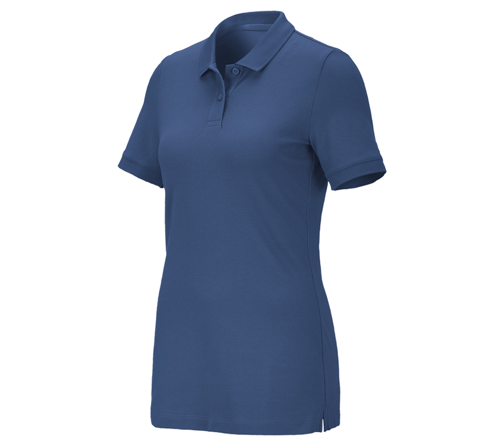 Tričká, pulóvre a košele: Piqué tričko e.s. cotton stretch, dámske + kobaltová