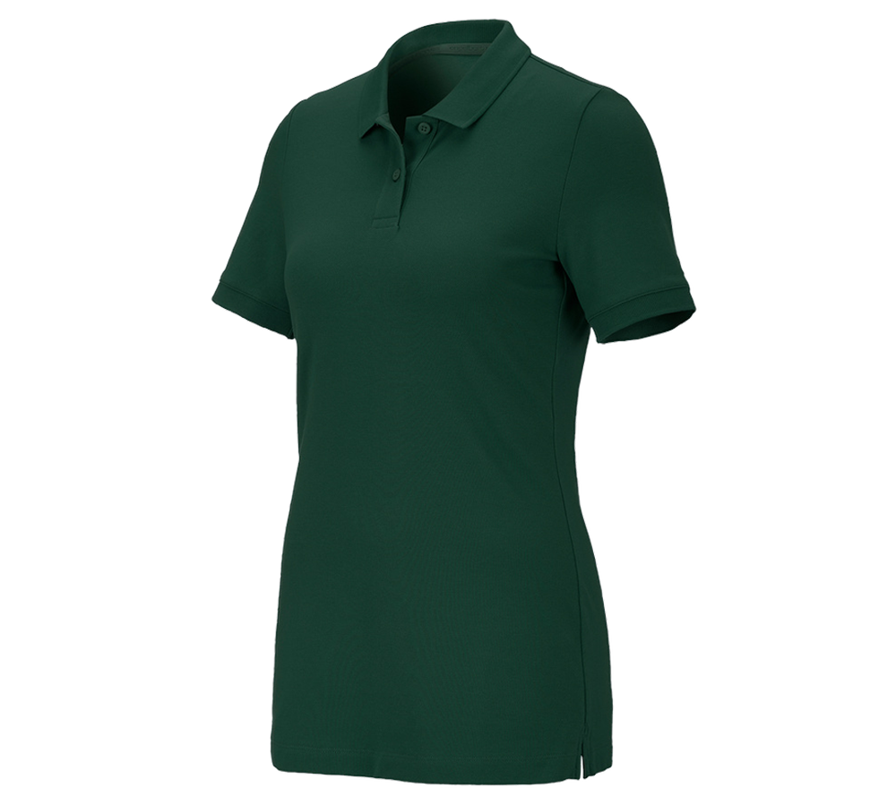 Tričká, pulóvre a košele: Piqué tričko e.s. cotton stretch, dámske + zelená