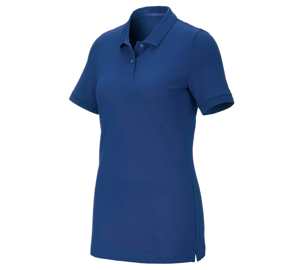 Témy: Piqué tričko e.s. cotton stretch, dámske + alkalická modrá
