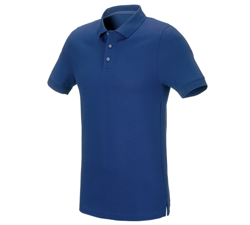 Témy: Piqué tričko e.s. cotton stretch, slim fit + alkalická modrá