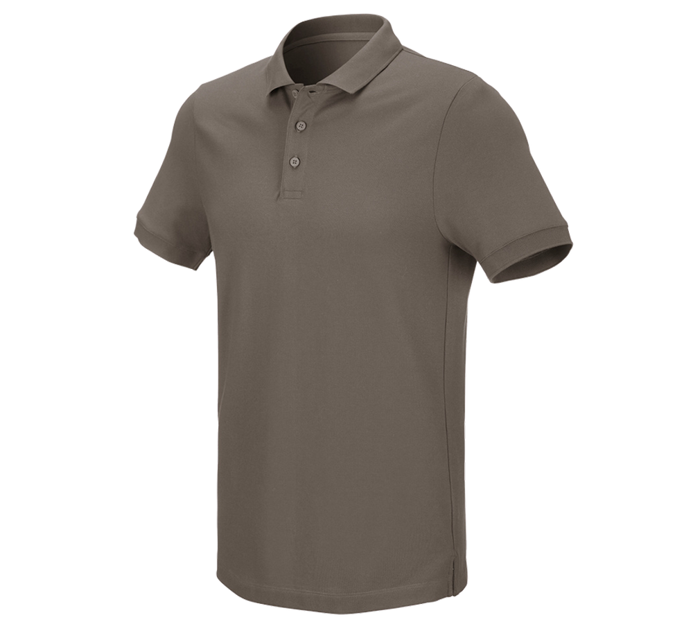 Tričká, pulóvre a košele: Piqué tričko e.s. cotton stretch + kamenná