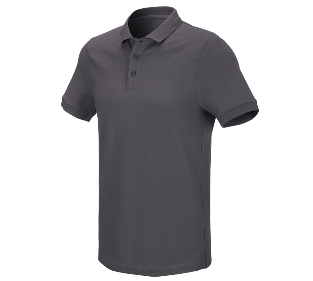 Tričká, pulóvre a košele: Piqué tričko e.s. cotton stretch + antracitová