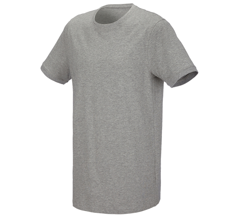 Tričká, pulóvre a košele: Tričko e.s. cotton stretch, long fit + sivá melírovaná