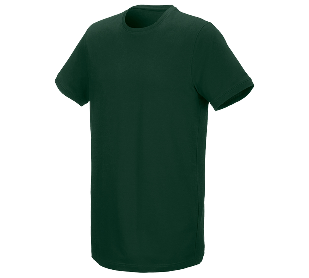 Tričká, pulóvre a košele: Tričko e.s. cotton stretch, long fit + zelená