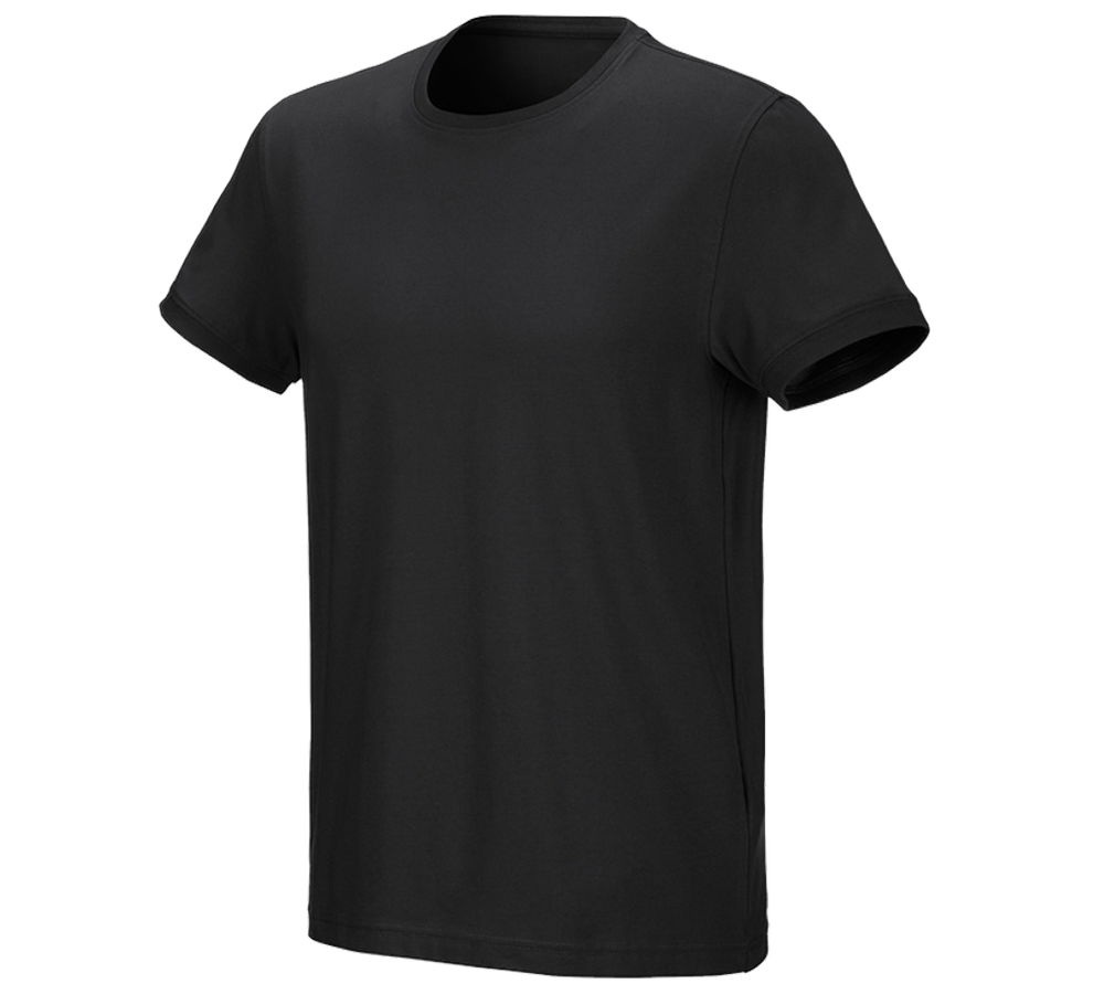 Tričká, pulóvre a košele: Tričko e.s. cotton stretch + čierna